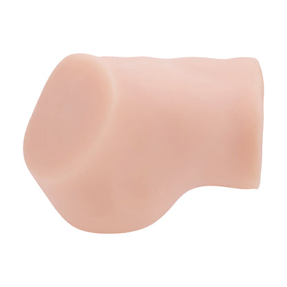 SHOTS - XKIN BODYFORMS ARIA SUMMERS DUAL ENTRY VIBRATING MASTURBATOR BEIGE