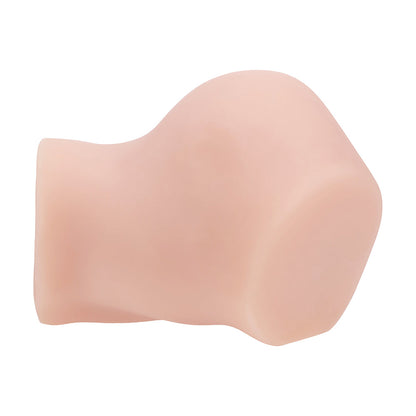 SHOTS - XKIN BODYFORMS ARIA SUMMERS DUAL ENTRY VIBRATING MASTURBATOR BEIGE