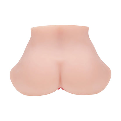 SHOTS - XKIN BODYFORMS ARIA SUMMERS DUAL ENTRY VIBRATING MASTURBATOR BEIGE