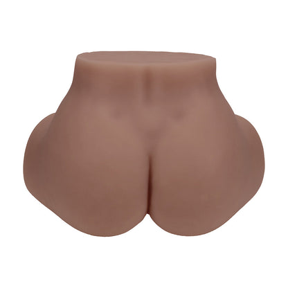 SHOTS - XKIN BODYFORMS LAYLA LOVE DUAL ENTRY VIBRATING MASTURBATOR BROWN