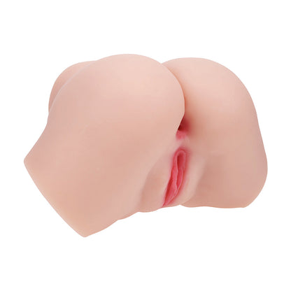 SHOTS - XKIN BODYFORMS IVY LANE DUAL ENTRY VIBRATING MASTURBATOR BEIGE