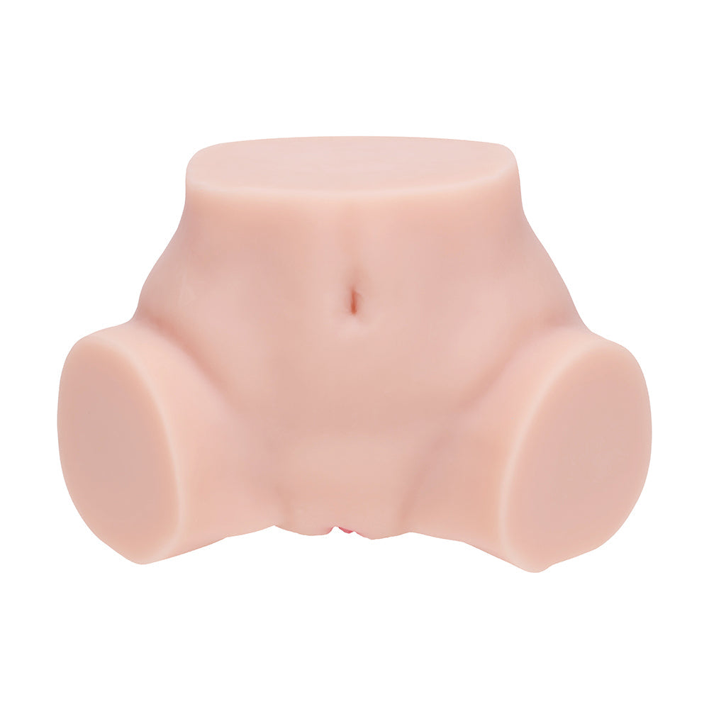 SHOTS - XKIN BODYFORMS IVY LANE DUAL ENTRY VIBRATING MASTURBATOR BEIGE