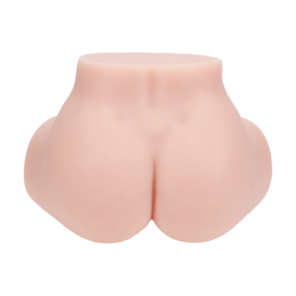 SHOTS - XKIN BODYFORMS IVY LANE DUAL ENTRY VIBRATING MASTURBATOR BEIGE