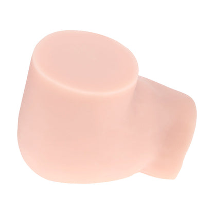 SHOTS - XKIN BODYFORMS BREE KNOX DUAL ENTRY VIBRATING MASTURBATOR BEIGE