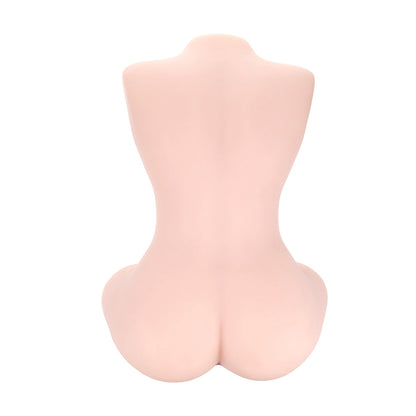 SHOTS - XKIN BODYFORMS AVA MONROE DUAL ENTRY VIBRATING MASTURBATOR WITH INTERCHANGEABLE SLEEVE BEIGE