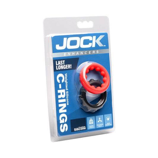 CURVE NOVELTIES - JOCK ENHANCERS WEIGHTED SILICONE C-RING SET