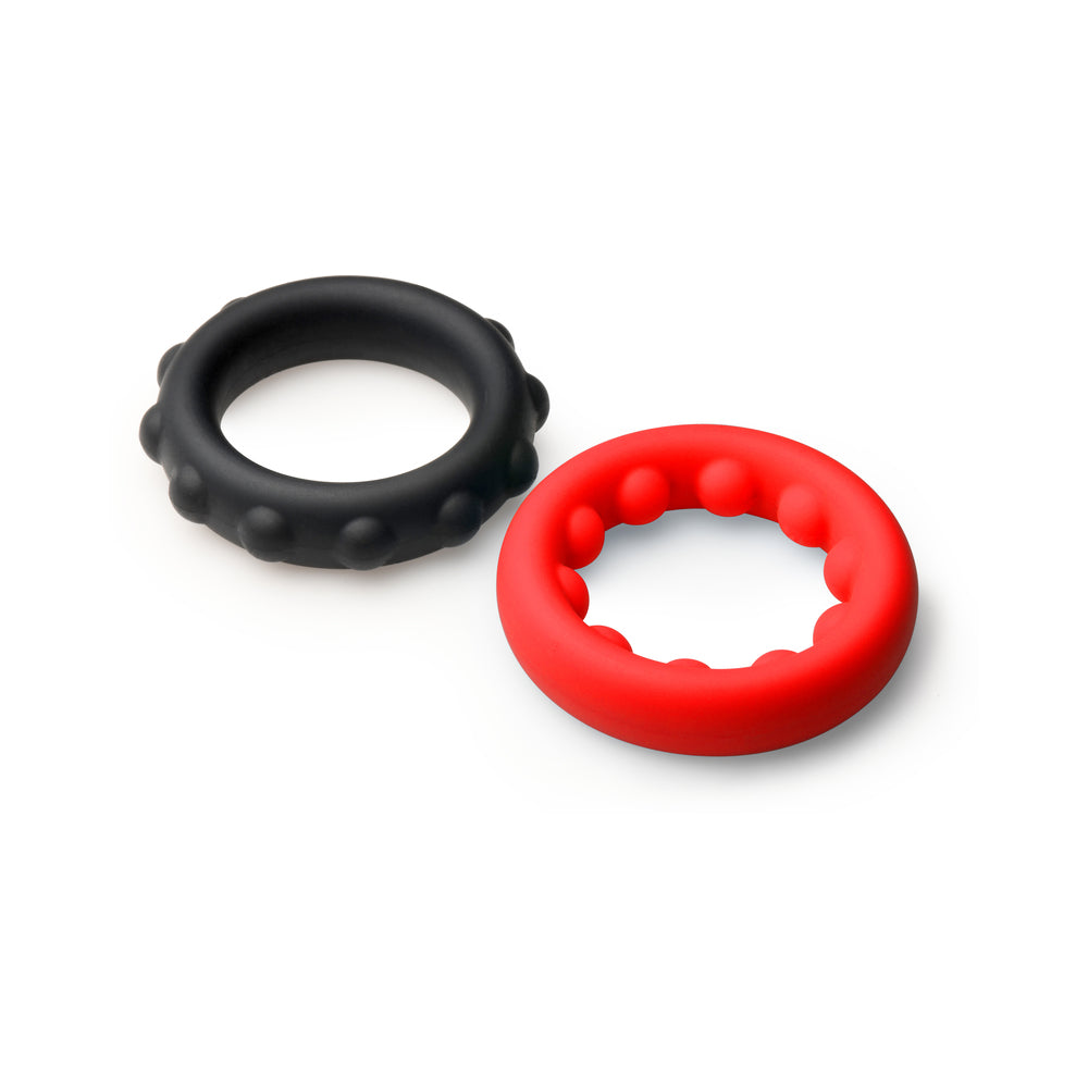 CURVE NOVELTIES - JOCK ENHANCERS WEIGHTED SILICONE C-RING SET