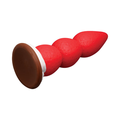 CURVE NOVELTIES - SIMPLY SWEET STRAWBERRY SWEET CREAM PREMIUM SILICONE DILDO