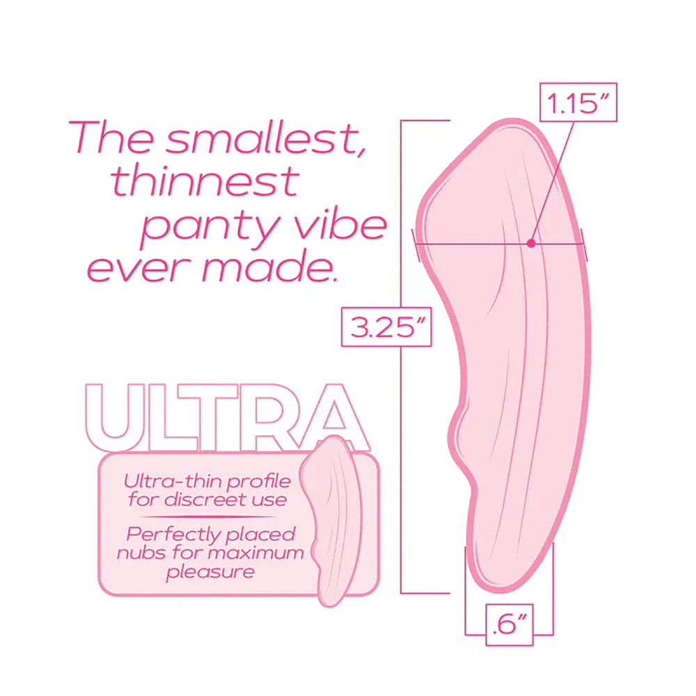 ICON BRANDS - ULTRA PANTY VIBE HERE KITTY, KITTY PINK