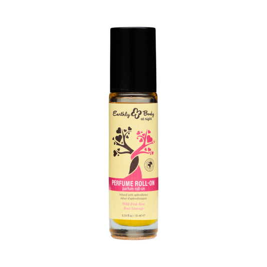 EARTHLY BODY - AT NIGHT APHRODISIAC ROLL-ON PERFUME WILD PINK ROSE 0.34 OZ.