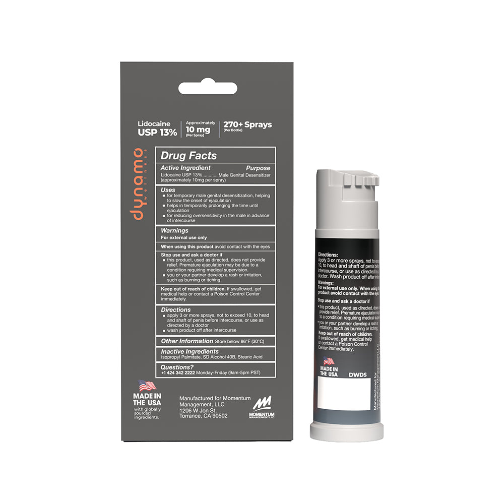 DYNAMO WELLNESS - DELAY SPRAY - 49 CT PLAIN BOX