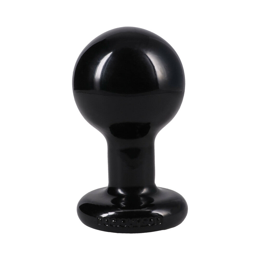 DOC JOHNSON - THE CLASSIC ROUND BUTT PLUG BLACK MEDIUM