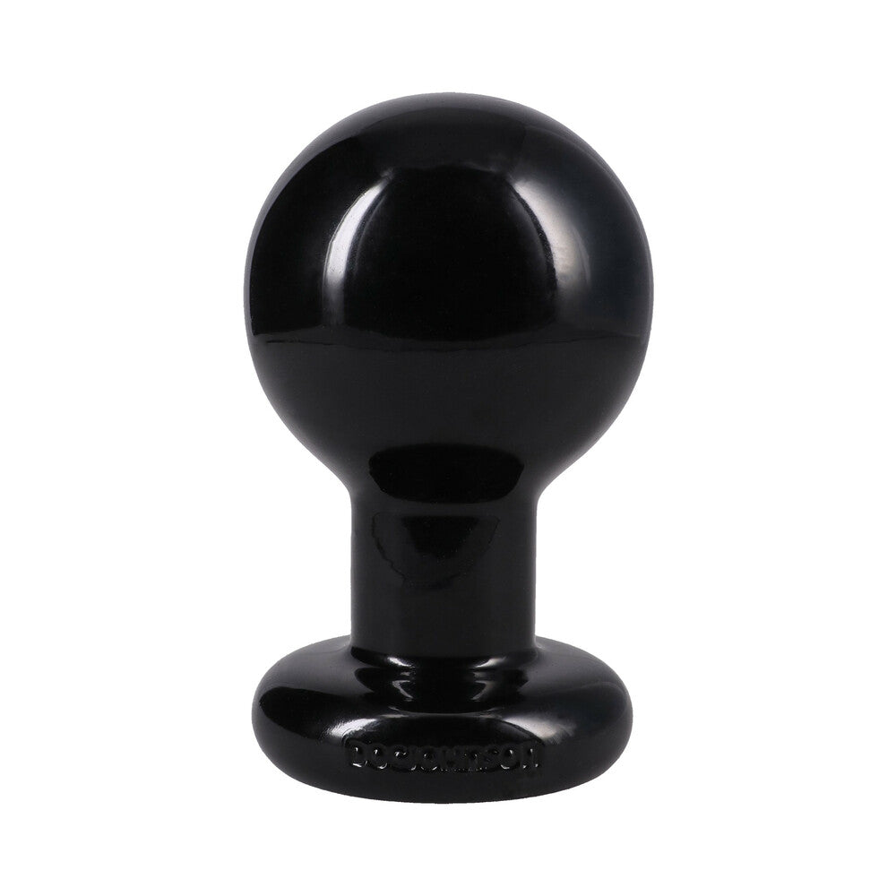 DOC JOHNSON - THE CLASSIC ROUND BUTT PLUG BLACK LARGE