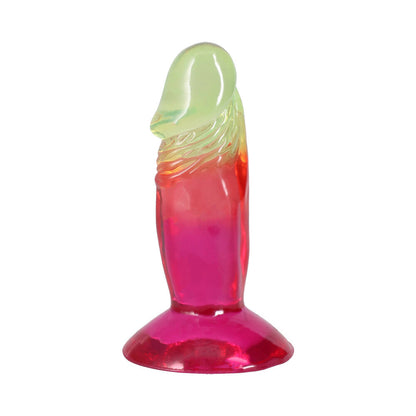 DOC JOHNSON - CRYSTAL JELLIES 4.5 IN. DONG RAINBOW
