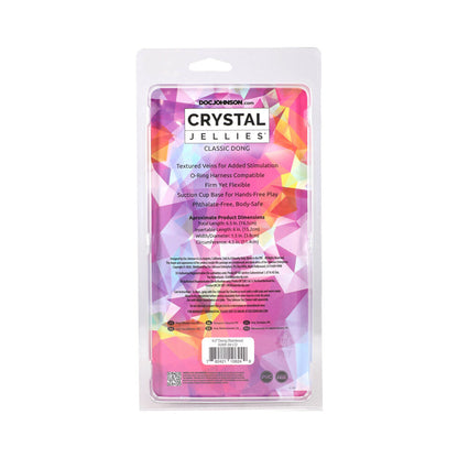 DOC JOHNSON - CRYSTAL JELLIES 6.5 IN. DONG RAINBOW