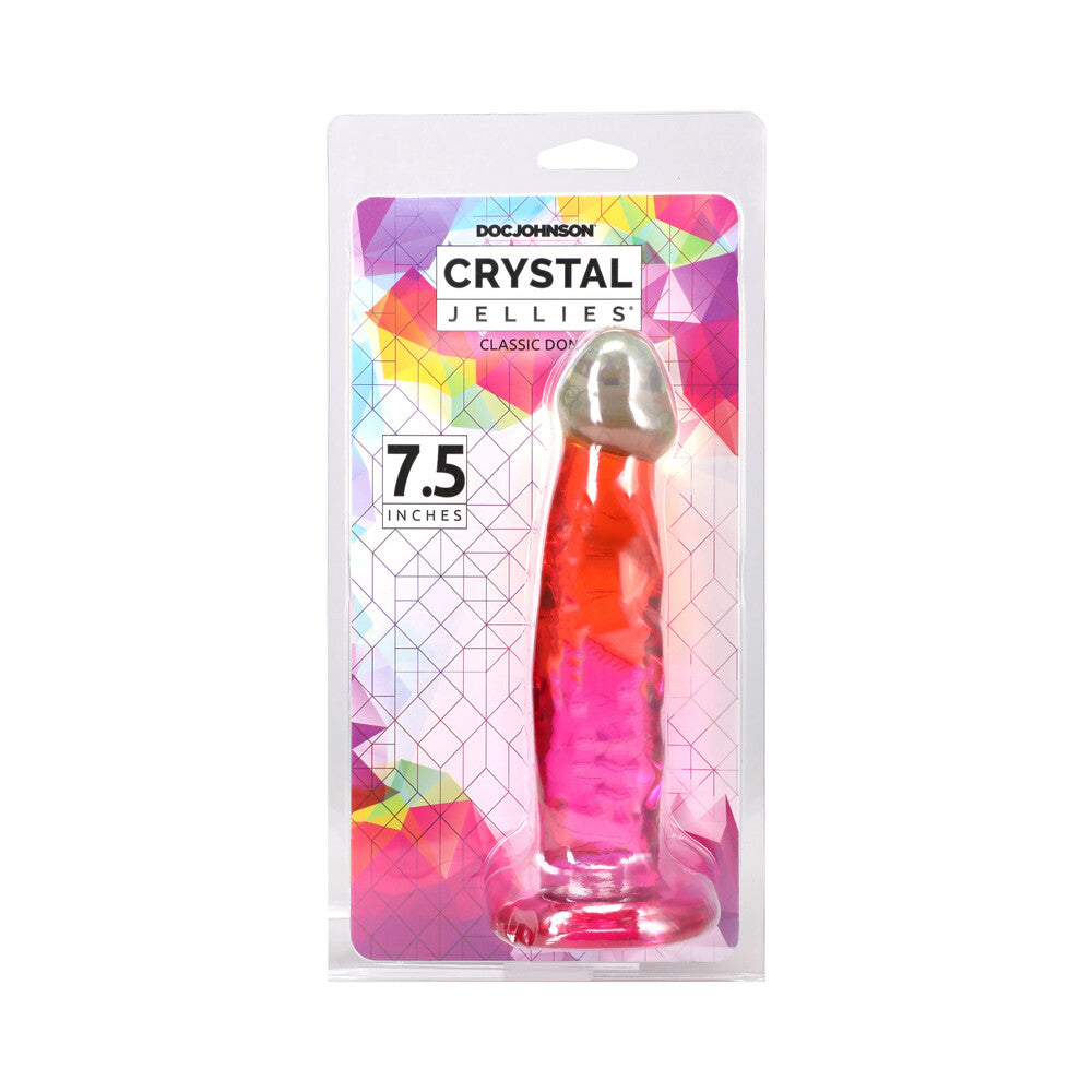 DOC JOHNSON - CRYSTAL JELLIES 7.5 IN. DONG