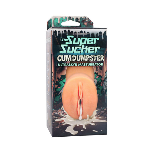 DOC JOHNSON - THE SUPER SUCKER CUM DUMPSTER ULTRASKYN MASTURBATOR VANILLA