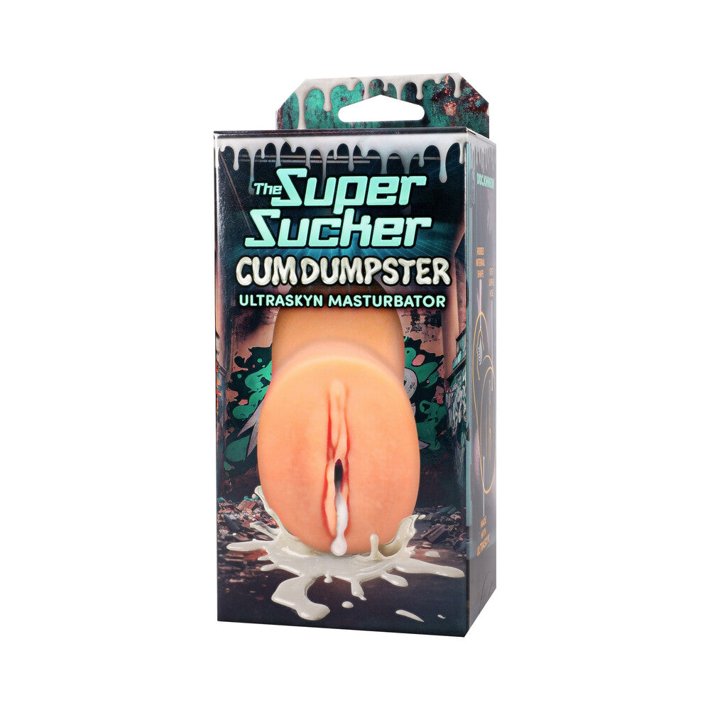 DOC JOHNSON - THE SUPER SUCKER CUM DUMPSTER ULTRASKYN MASTURBATOR VANILLA