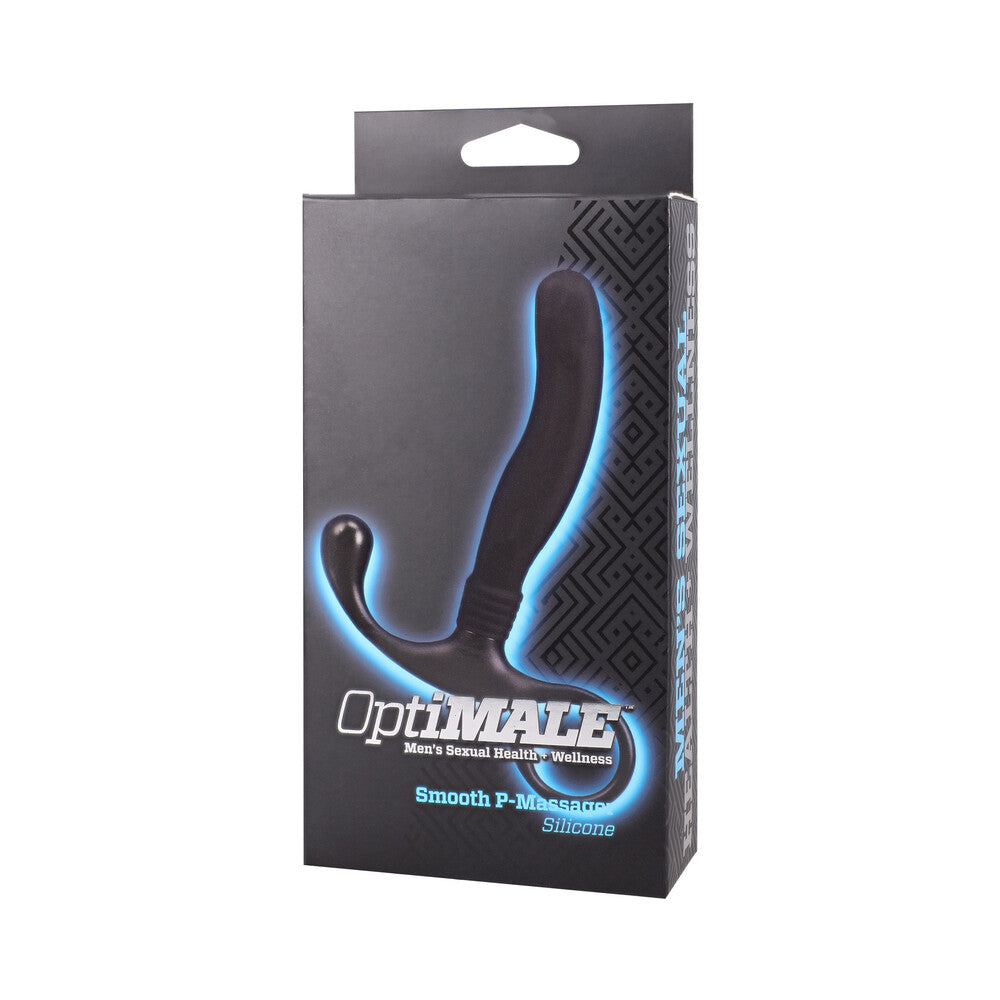 DOC JOHNSON - OPTIMALE SMOOTH SILICONE P-MASSAGER BLACK