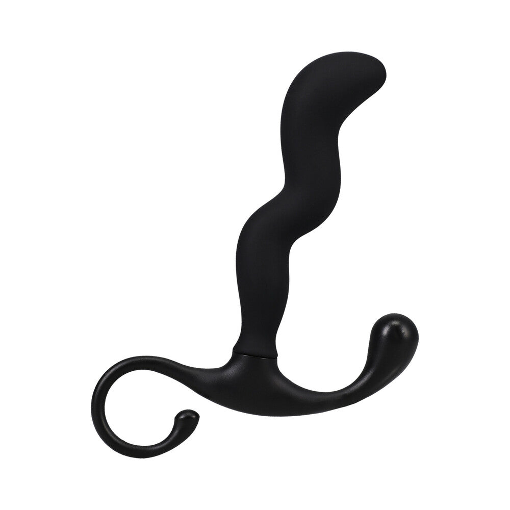 DOC JOHNSON - OPTIMALE ZIG ZAG SILICONE P-MASSAGER BLACK