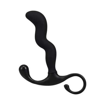 DOC JOHNSON - OPTIMALE ZIG ZAG SILICONE P-MASSAGER BLACK