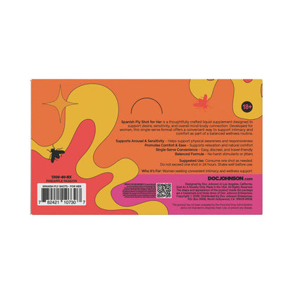 DOC JOHNSON - SPANISH FLY SHOT FOR HER 2 OZ. PINEAPPLE PASSION 12-PACK DISPLAY