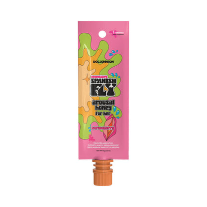 DOC JOHNSON - SPANISH FLY AROUSAL HONEY FOR HER 10G STRAWBERRY 12-PACK DISPLAY