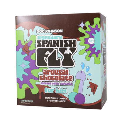 DOC JOHNSON - SPANISH FLY AROUSAL CHOCOLATE FOR HIM 15G 12-PACK DISPLAY
