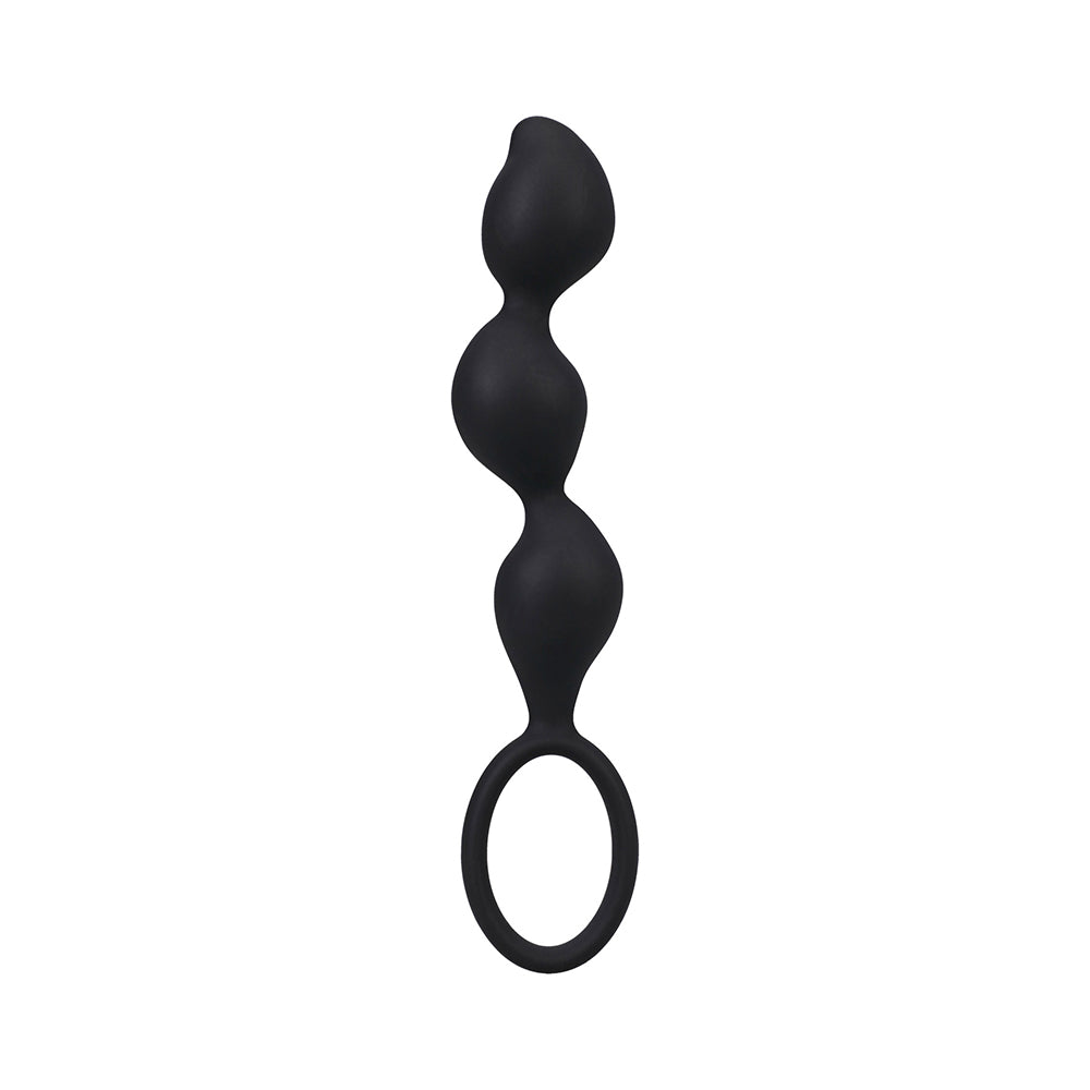 DOC JOHNSON - MOOD NAUGHTY CONTOUR BEADS TRAINER SET BLACK