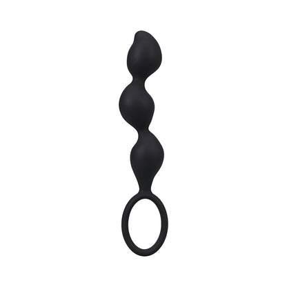 DOC JOHNSON - MOOD NAUGHTY CONTOUR BEADS TRAINER SET BLACK