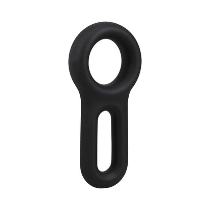 ROCK SOLID - THE KEYHOLE SILICONE C-RING BLACK