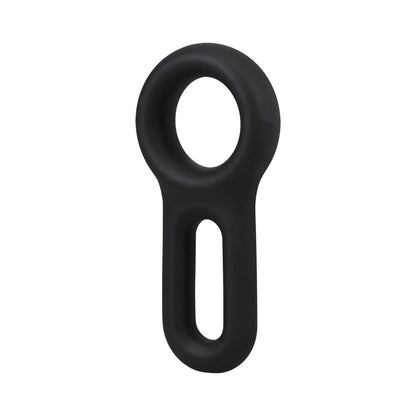 ROCK SOLID - THE KEYHOLE SILICONE C-RING BLACK