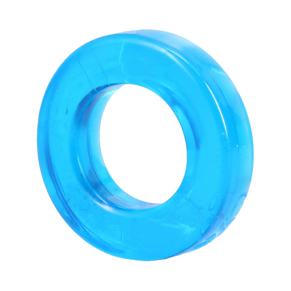 ROCK SOLID - DOUBLE PACK COCK RINGS BLUE