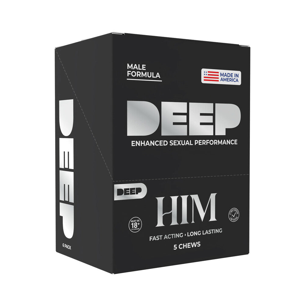 DOC JOHNSON - DEEP HIM CHEWS 5/CARD 6-PACK DISPLAY