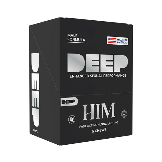 DOC JOHNSON - DEEP HIM CHEWS 5/CARD 6-PACK DISPLAY
