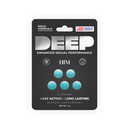 DOC JOHNSON - DEEP HIM CHEWS 5/CARD 6-PACK DISPLAY