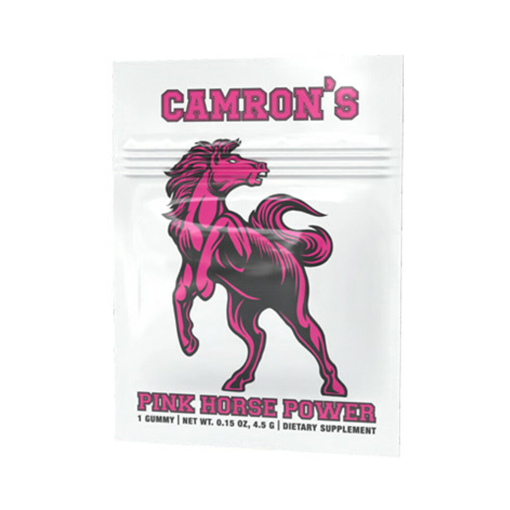 DOC JOHNSON - CAMRON''S PINK HORSE POWER GUMMY 12-PACK DISPLAY