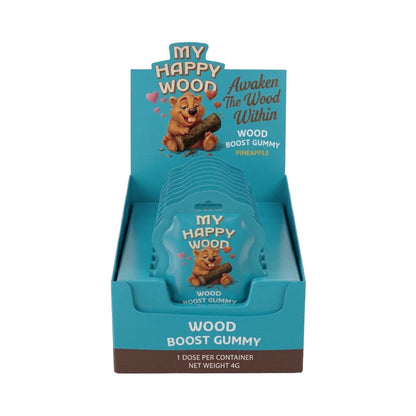 DOC JOHNSON - MY HAPPY WOOD - WOOD BOOST GUMMY 4G 12-PACK DISPLAY
