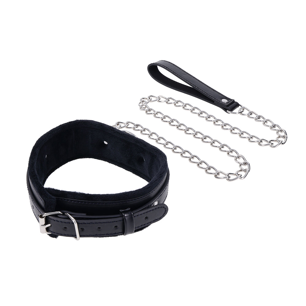 SPORTSHEETS - SEX & MISCHIEF SHADOW COLLAR AND LEASH