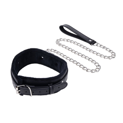 SPORTSHEETS - SEX & MISCHIEF SHADOW COLLAR AND LEASH