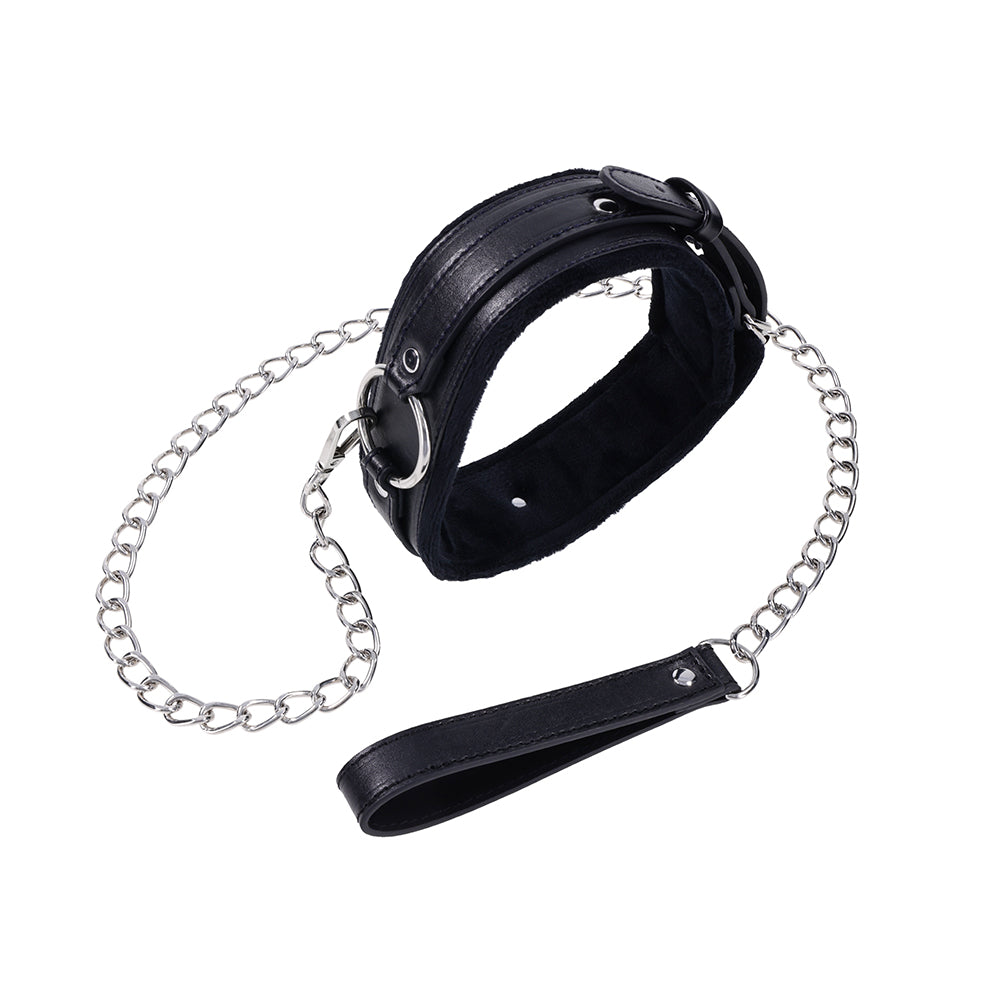 SPORTSHEETS - SEX & MISCHIEF SHADOW COLLAR AND LEASH