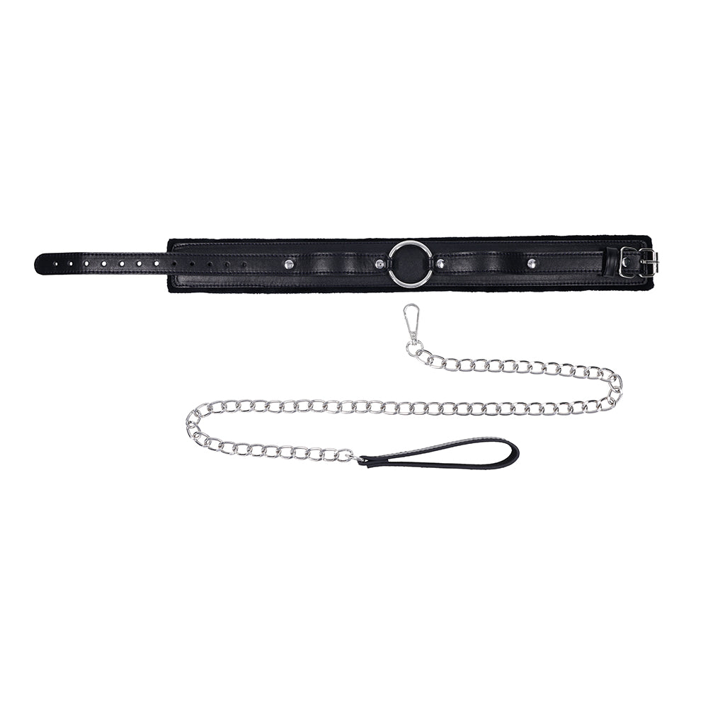 SPORTSHEETS - SEX & MISCHIEF SHADOW COLLAR AND LEASH
