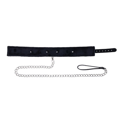 SPORTSHEETS - SEX & MISCHIEF SHADOW COLLAR AND LEASH