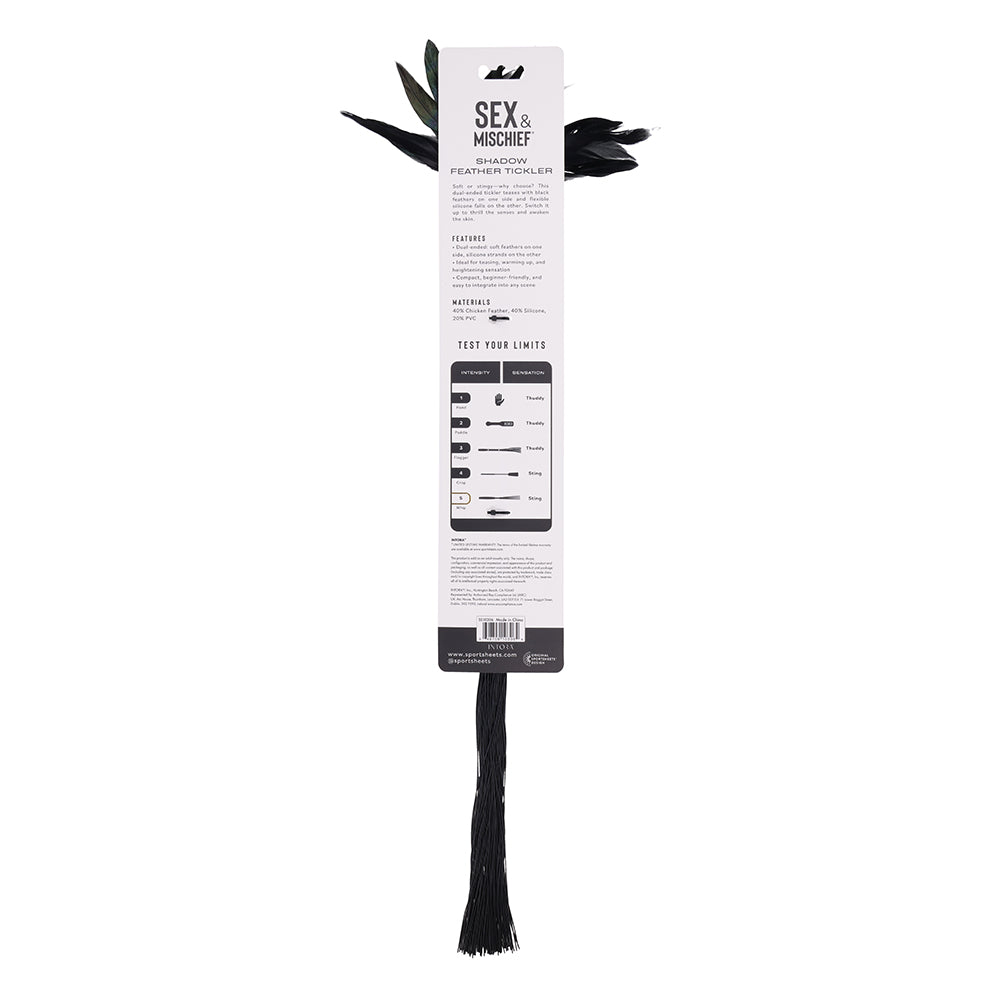 SPORTSHEETS - SEX & MISCHIEF SHADOW FEATHER TICKLER