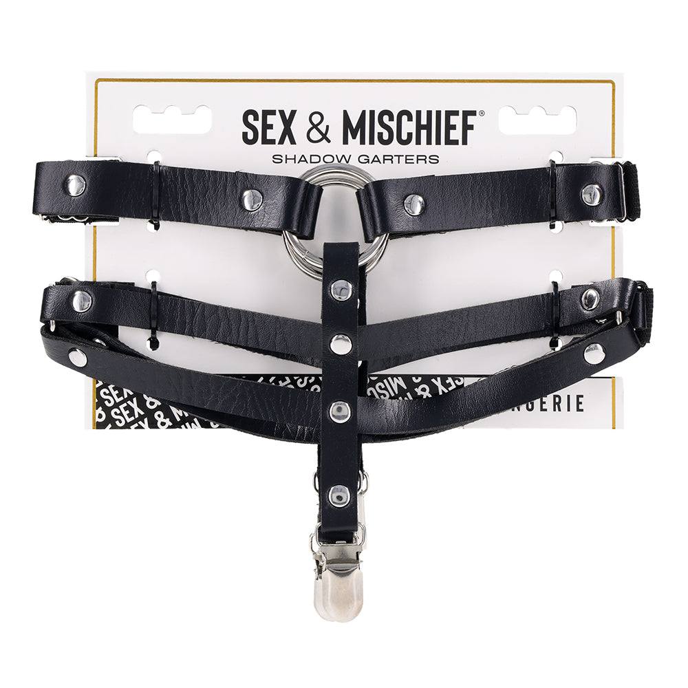 SPORTSHEETS - SEX & MISCHIEF SHADOW GARTERS