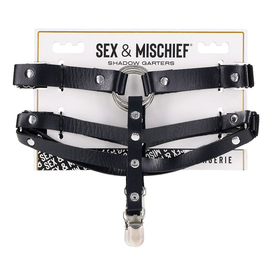 SPORTSHEETS - SEX & MISCHIEF SHADOW GARTERS