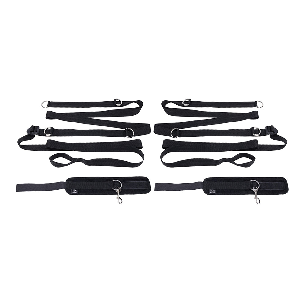 SPORTSHEETS - SEX & MISCHIEF SHADOW ANYWHERE YOU DARE BONDAGE RESTRAINT SYSTEM