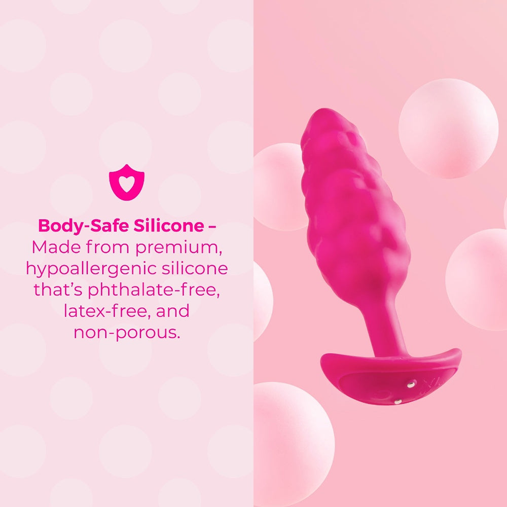 B-VIBE - BUMP TEXTURE PLUG PINK