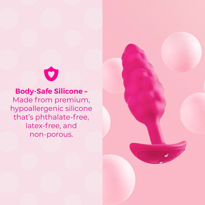 B-VIBE - BUMP TEXTURE PLUG PINK