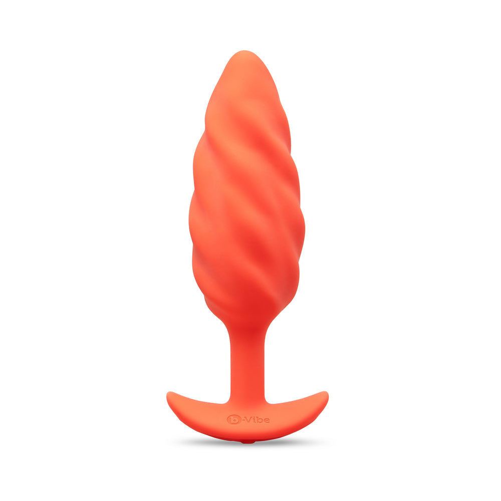 B-VIBE - SWIRL TEXTURE PLUG ORANGE